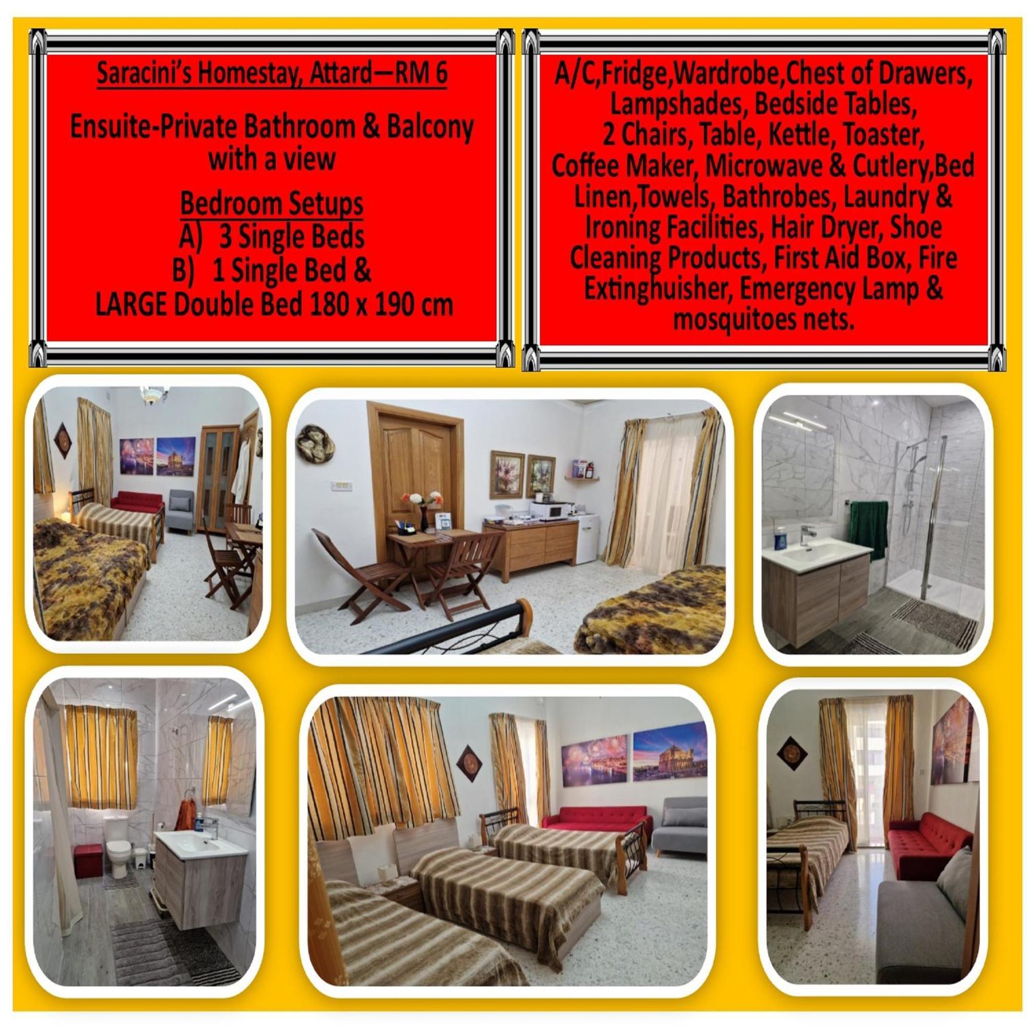 Saracini'S Homestay Attard Екстериор снимка